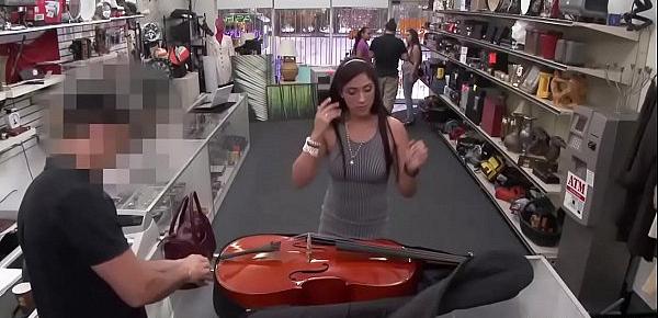  Sexy Brazilian Tries to Pawn a Cello - XXX Pawn